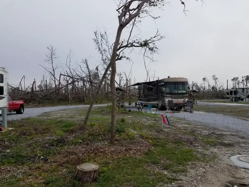 FamCamp after 2018 hurricane damage
