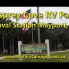 Driving tour of Osprey Cove RV Park at Naval Station Mayport, Florida