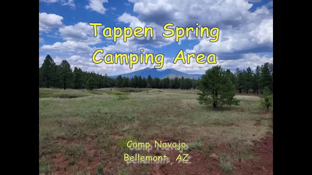 Tour of Tappen Spring Camping Area, Camp Navajo, AZ