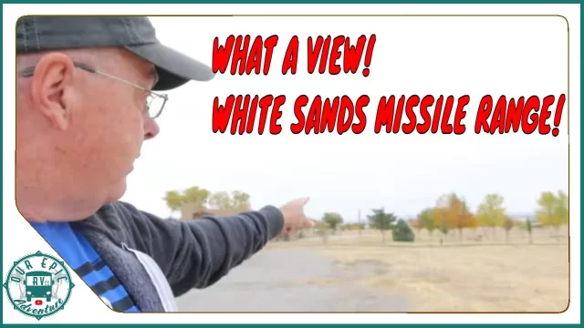 No Sand Anywhere at White Sands Missile Range! Walk around Volunteer Park Travel Military Campground!