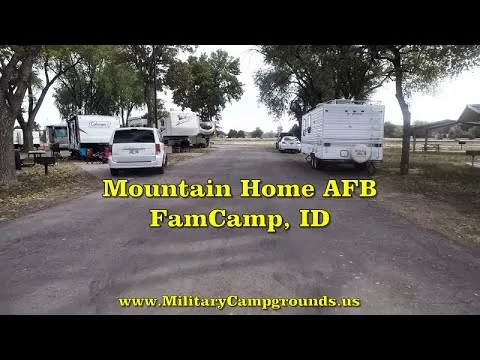 Driving Tour of Mountain Home AFB FamCamp, ID