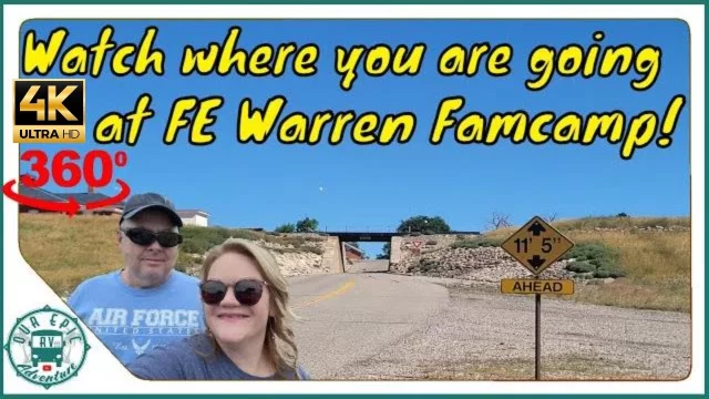 FE Warren Famcamp Review 2023.  Cheyenne Wyoming is a pretty cool place to visit in 360° Video!