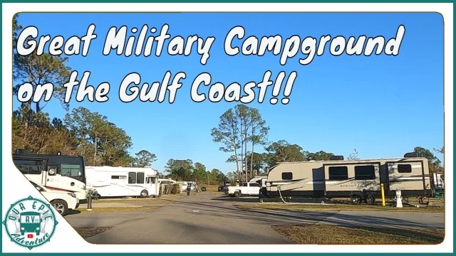 Gulf Coast Military Camping at Shields RV Park in Gulfport, MS!  This is our favorite one so far!