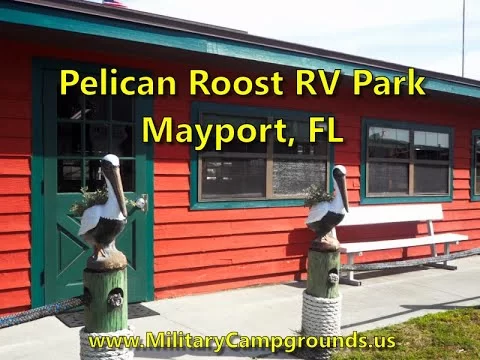 Tour of Pelican Roost RV Park at Mayport Naval Station, Florida